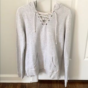 American Eagle Lace Up Hoodie